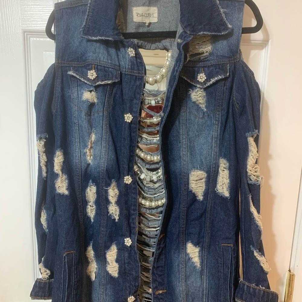 Handmade jean jacket